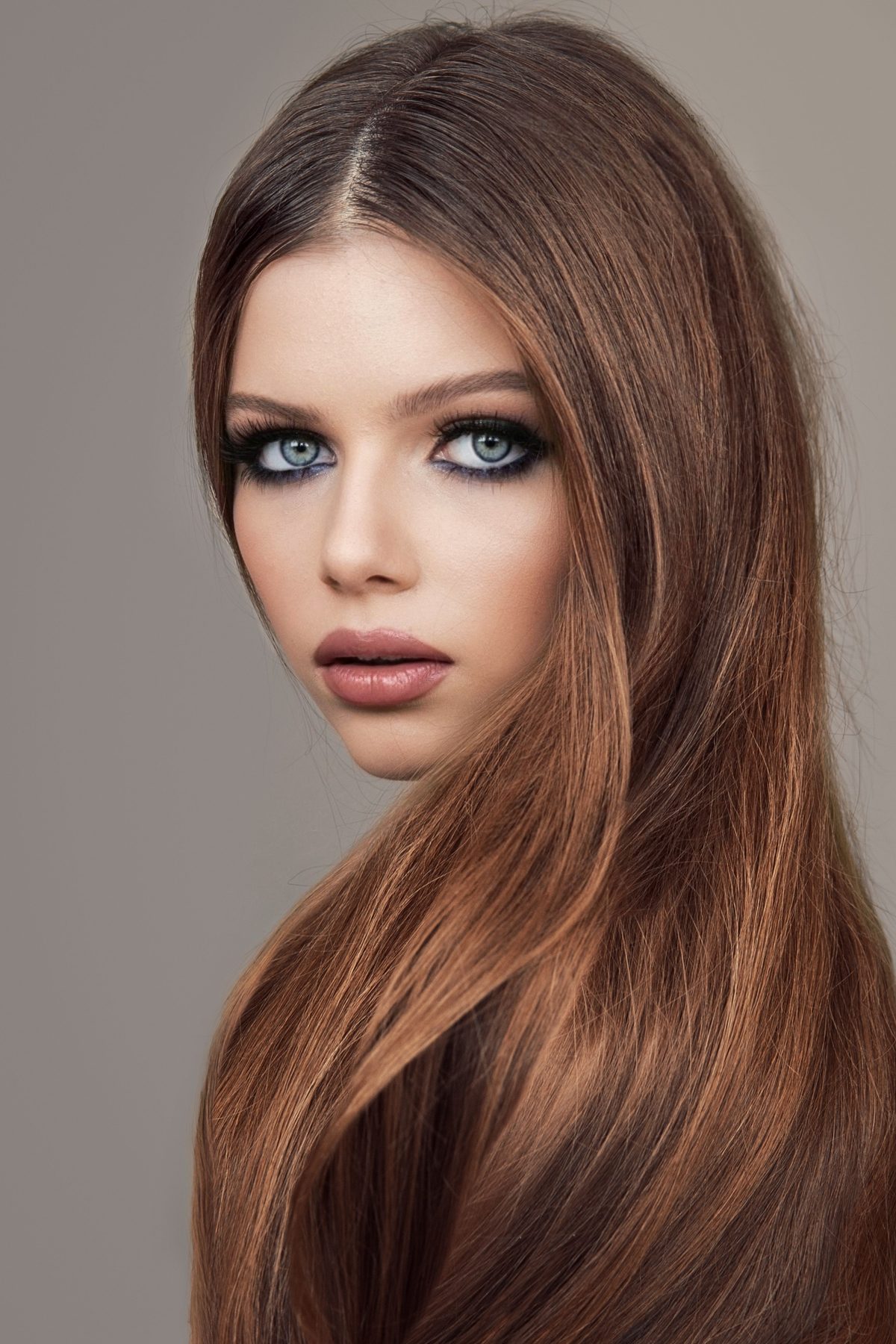 Long, full, glossy hair
