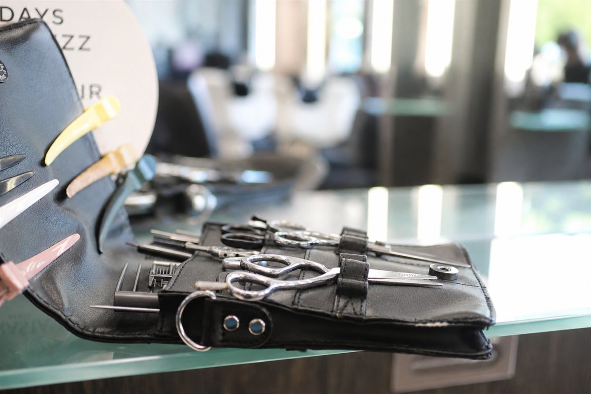 A stylist's kit at Servanté Studio
