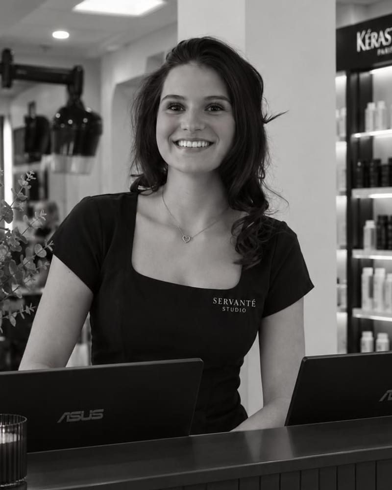 Emilia, Trainee Stylist at Servanté Studio
